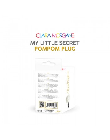 My little secret pompom plug - blanc